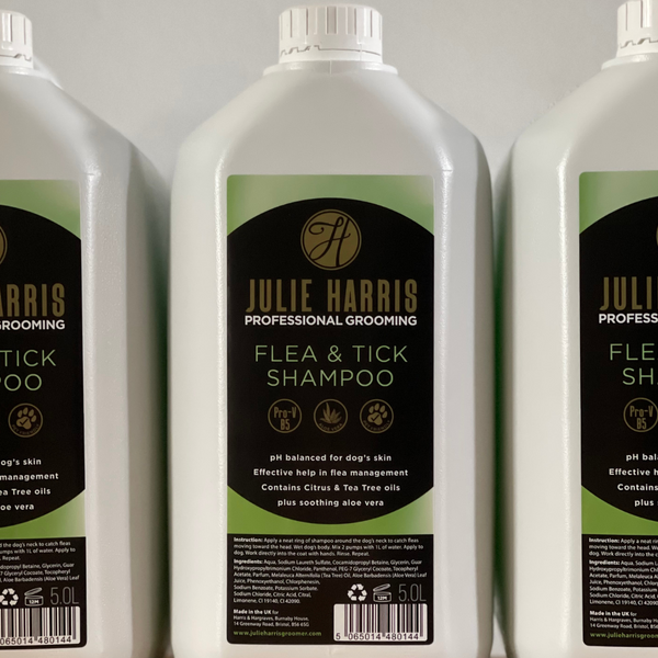 Julie Harris Professional Grooming Flea Tick Shampoo 5L Save 2 Julie Harris Groomer