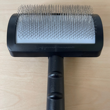 Load image into Gallery viewer, My Groomer Recommends Slicker Brush - Black - 12mm pin
