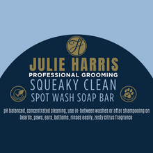 Load image into Gallery viewer, Julie Harris Professional Grooming Squeaky Spot Wash Soap Salon Bundle
