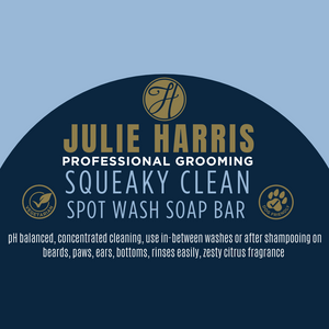 Julie Harris Professional Grooming Squeaky Spot Wash Soap Salon Bundle