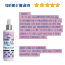 Load image into Gallery viewer, My Groomer Recommends No More Knots Detangle Spray - 250ml
