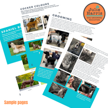 Load image into Gallery viewer, Julie Harris Education Spaniel Grooming Blueprint digital book
