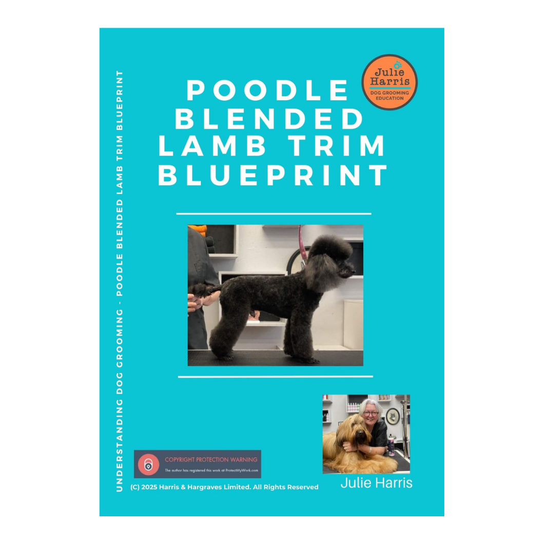 Julie Harris Education Poodle Lamb Trim Grooming Blueprint digital book