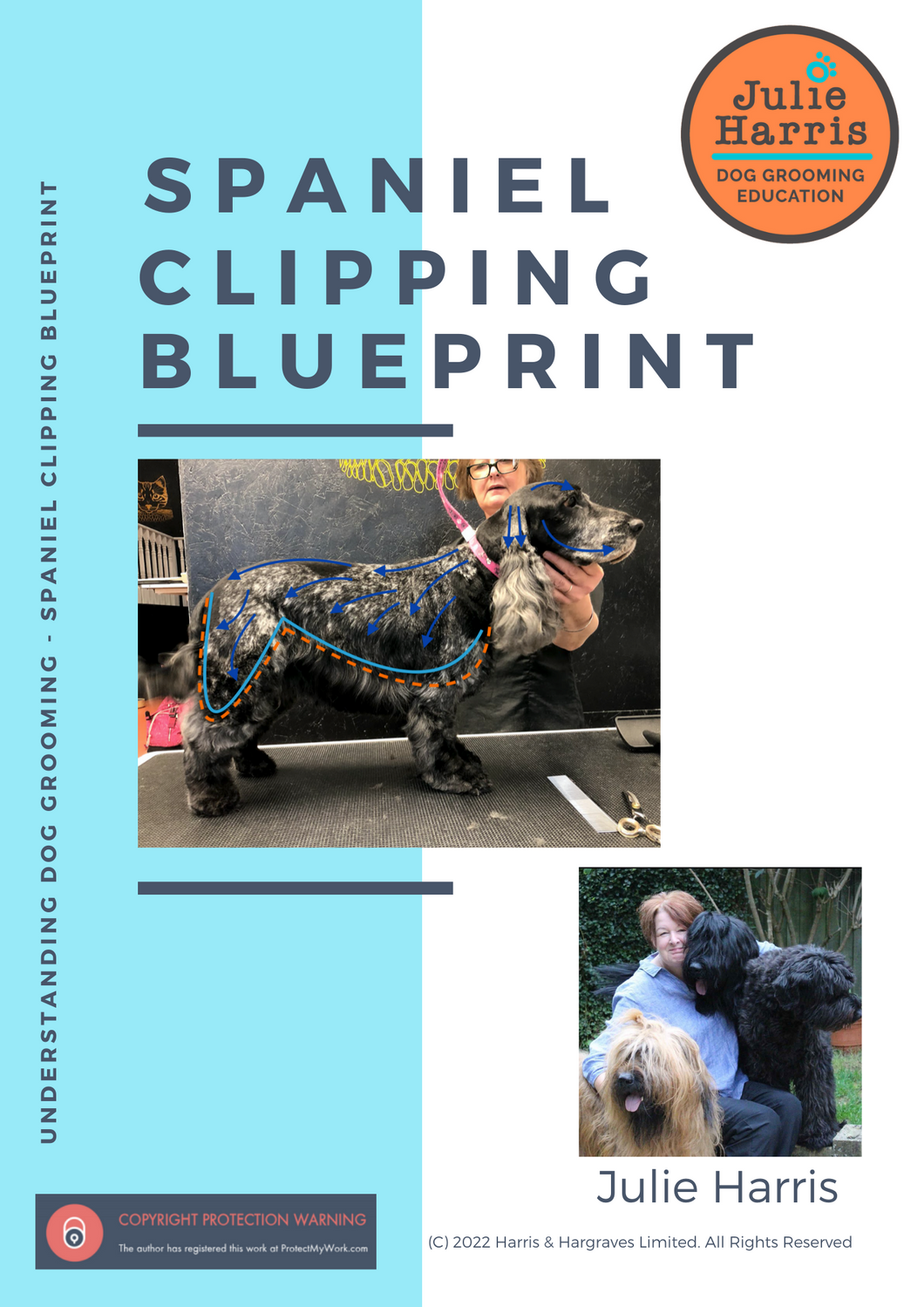 Spaniel Clipping Blueprint - Digital Book