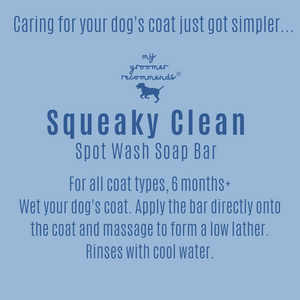 My Groomer Recommends Squeaky Spot Wash Soap + Sisal Bag Bundle